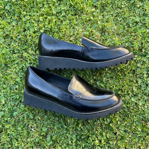 Jeffrey Campbell Alistair Black Loafer Size 8.5 Preowned academia preppy - Picture 3 of 8